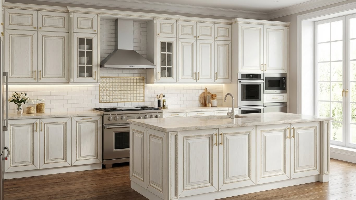 Кухня с фасадом Алиери