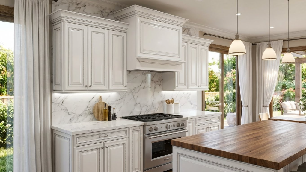 Кухня с фасадом Инфинити