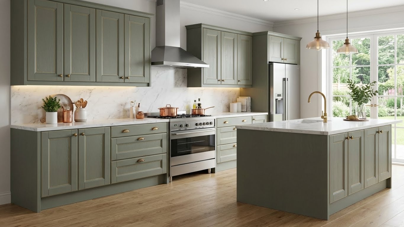 Кухня с фасадом Милан