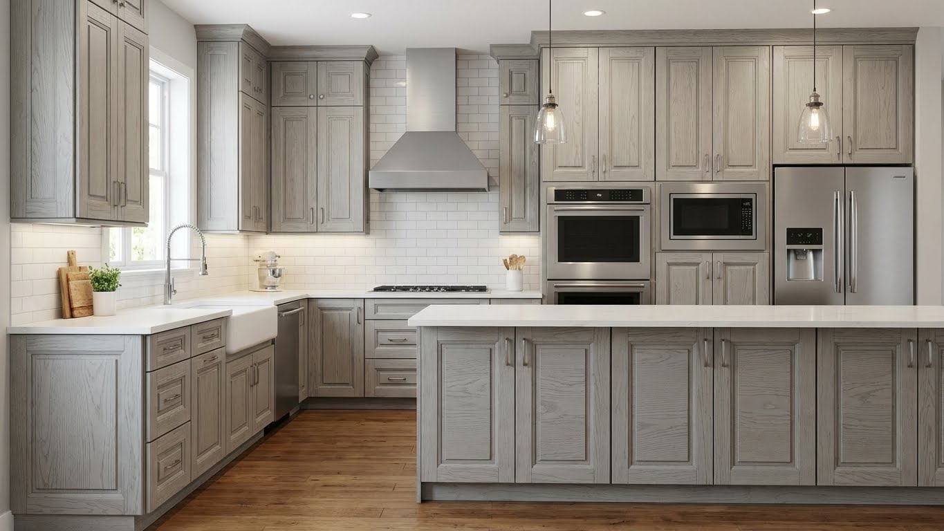 Кухня с фасадом Скалли